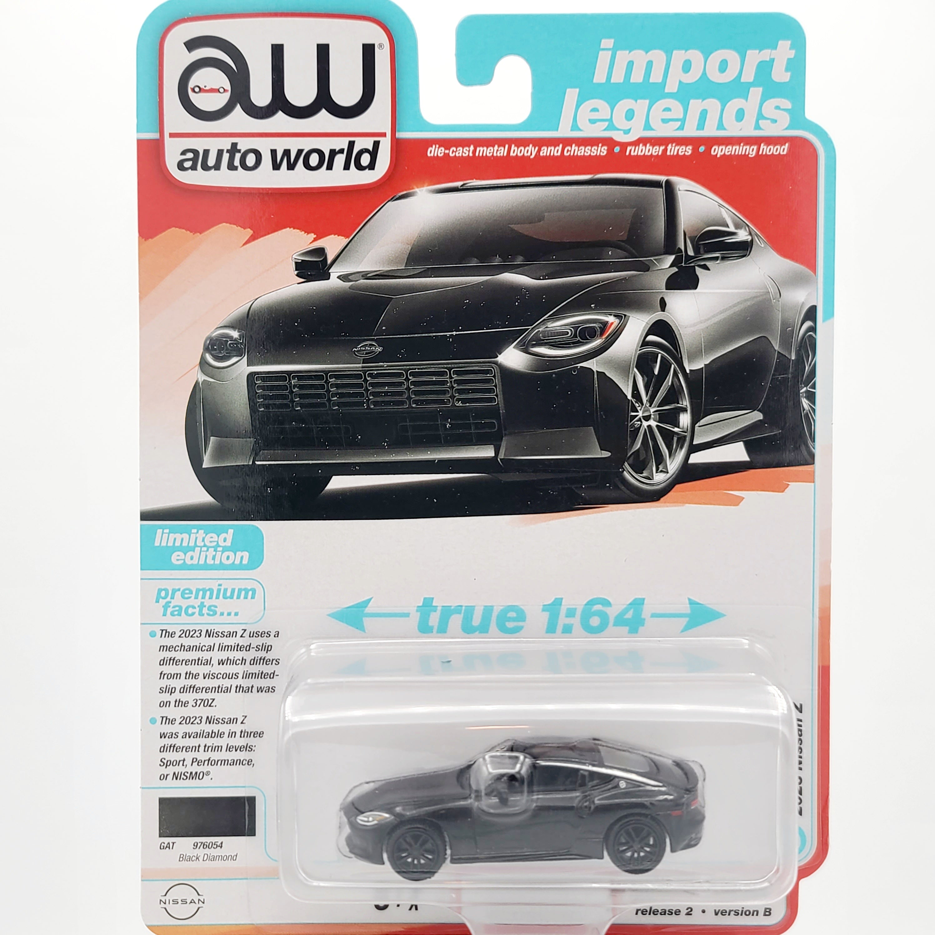 Auto World '23 Nissan Z - 1:64 scale (2024 Release 2B - Import Legends)